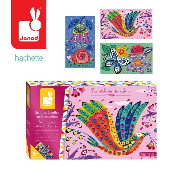 Kreativset „Bezaubernde Pailletten“ – Wunderbarer Garten 5+ - tablude.com