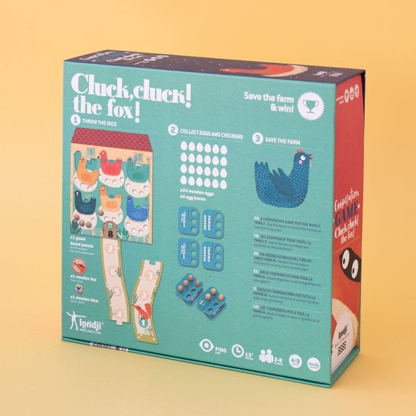 Familienspiel Cluck, cluck! Fox! – Klopf, klopf, hier ist der Fuchs! - tablude.com