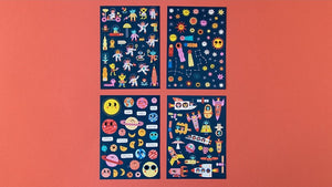 Wiederverwendbare Aufkleber – Kosmos - tablude.com