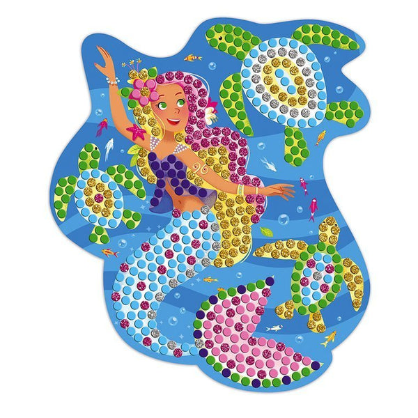 Kreativset Mosaik – Delfine und Meerjungfrauen 7 - tablude.com