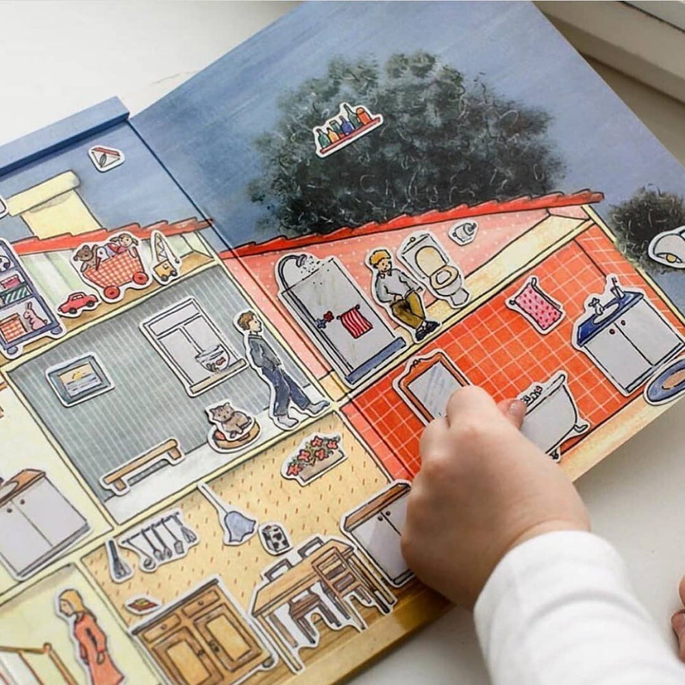 Magnetisches Puzzle – Haus - tablude.com