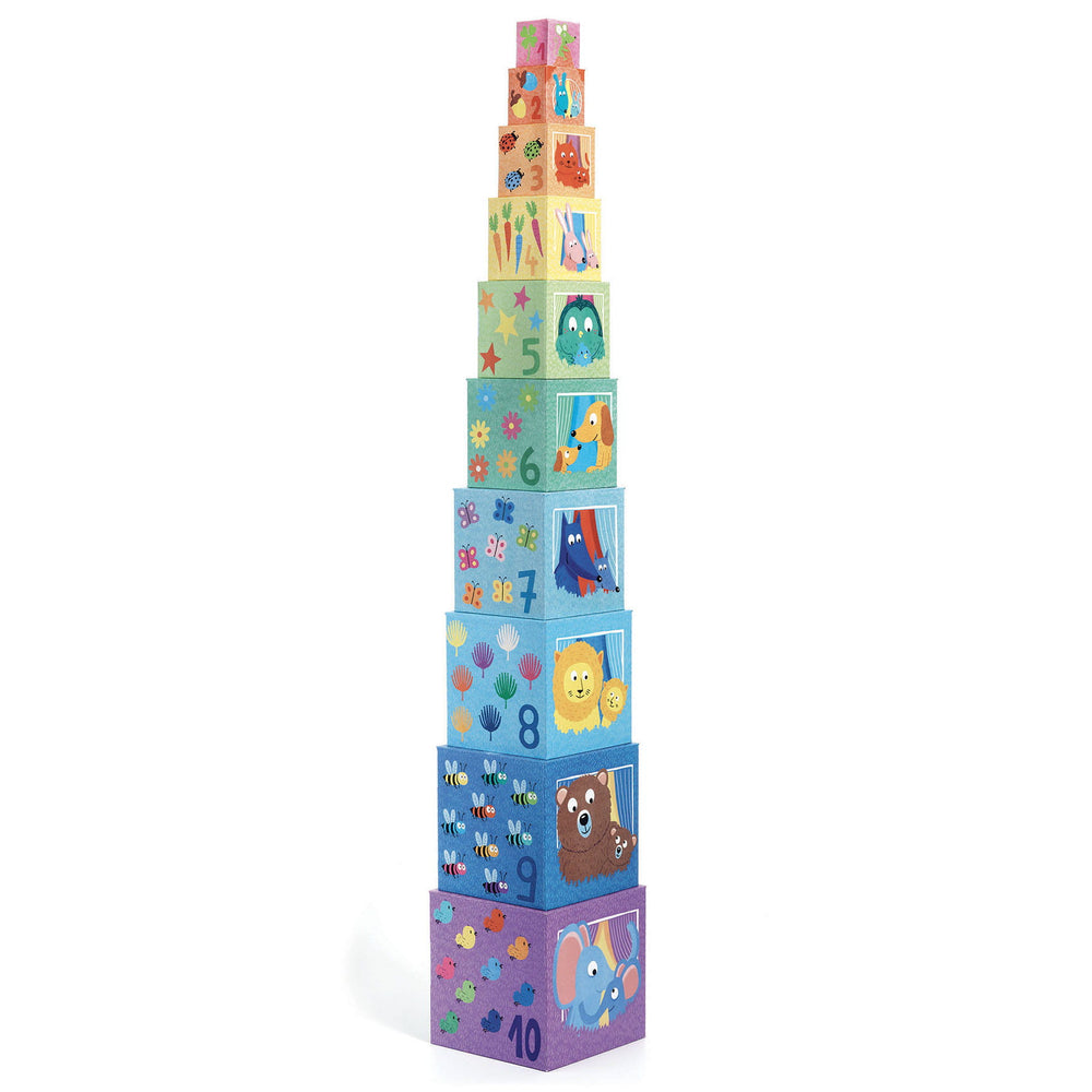 Pyramide Puzzle - Regenbogen - tablude.com