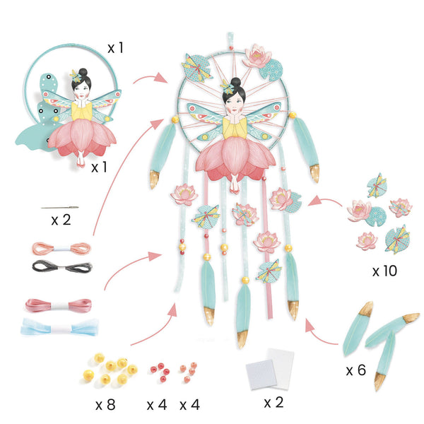 Zrób to sam Łapacz snów Djeco - Wróżka Lotosu - tablude.com