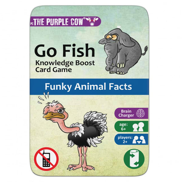 Reisekartenspiel Quartett – Go Fish Tiere