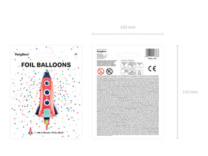 Folienballon – Rakete 115 cm