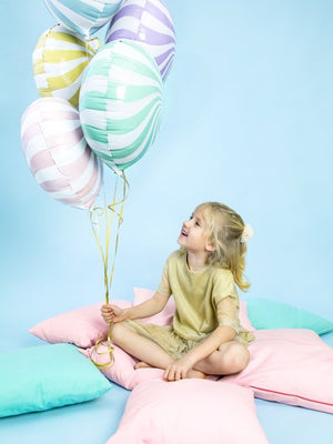 Folienballon – Bonbon hellgelb 35 cm