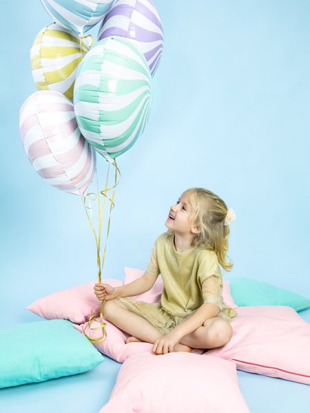 Folienballon – Bonbon hellgelb 35 cm