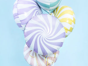 Folienballon – Bonbon hellblau 35 cm