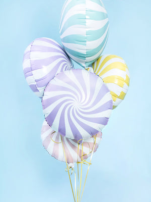 Folienballon – Bonbon hellblau 35 cm