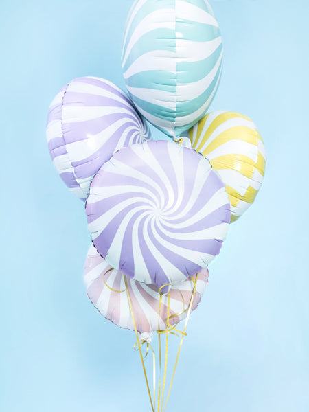Folienballon – Bonbon hellblau 35 cm