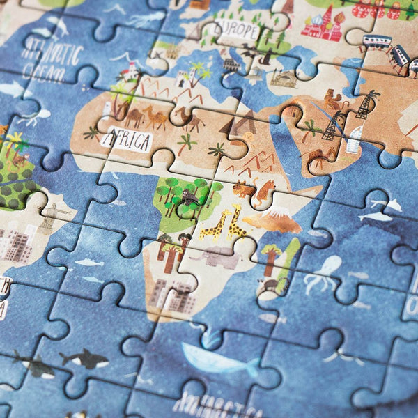 Lernpuzzle mit Spiel – Entdecke die Welt - tablude.com