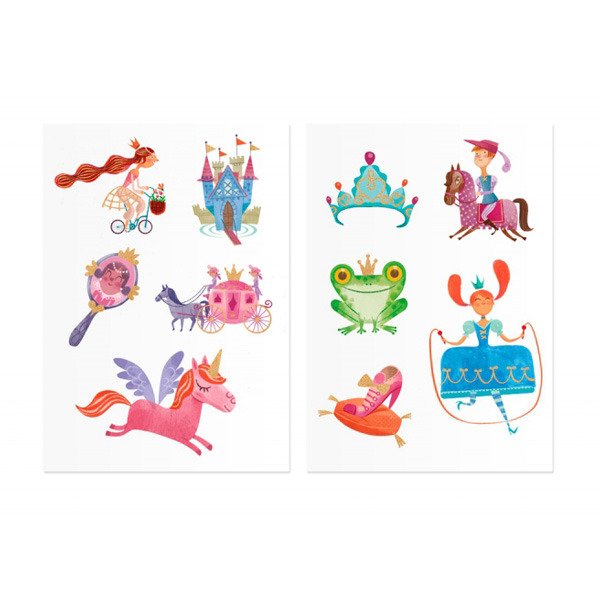 Tattoos für Kinder – Prinzessin - tablude.com