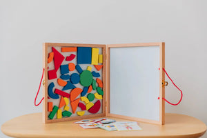 Holzmagnete Puzzle im Koffer – Geoform - tablude.com