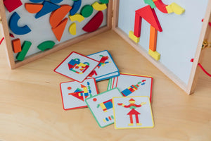 Holzmagnete Puzzle im Koffer – Geoform - tablude.com