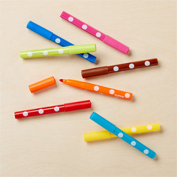 Filzstifte für Kleinkinder - 8 Farben - tablude.com