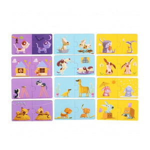 Duo-Puzzle für die Kleinsten – Gegensätze - tablude.com