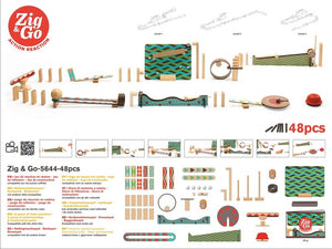 Zig&Go-Bahnbau-Set  - 48 Teile - tablude.com