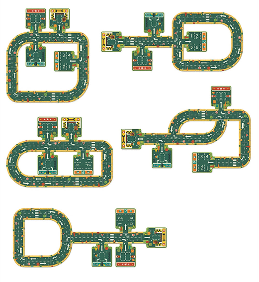 Kartonpuzzle – Straßen - tablude.com