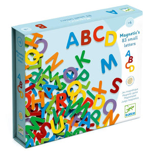 Holzmagnete – Buchstaben, 83 Stück - tablude.com