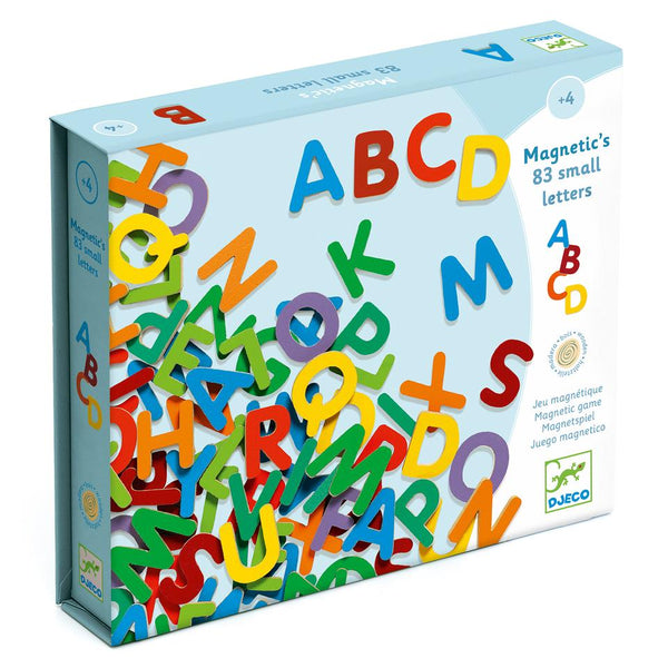 Holzmagnete – Buchstaben, 83 Stück - tablude.com