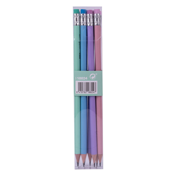 Bleistiftset mit Radiergummi Nordik Collection – 8 Stück - tablude.com