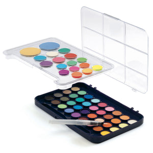 Malerpalette mit Gouachefarben  – 53 Farben - tablude.com