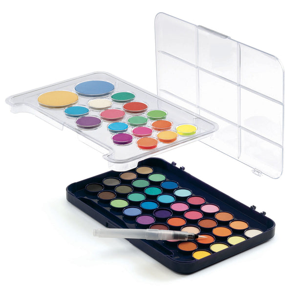Malerpalette mit Gouachefarben  – 53 Farben - tablude.com
