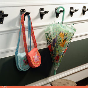 Regenschirm  - Vögel und Blumen - tablude.com
