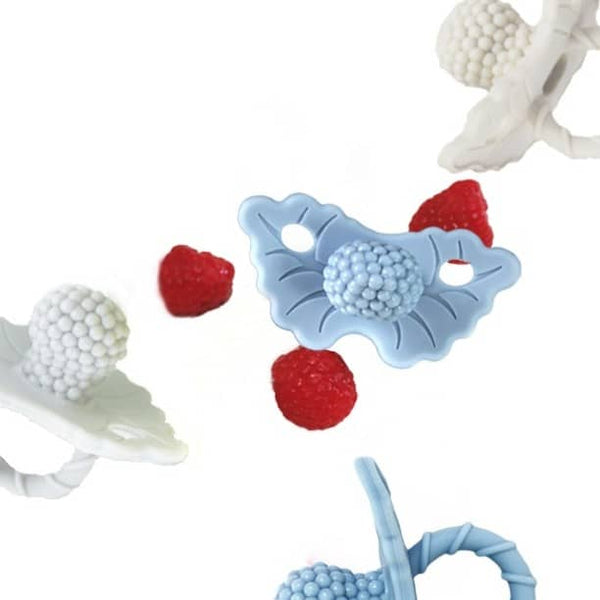Beißring – Saftige Himbeere blau