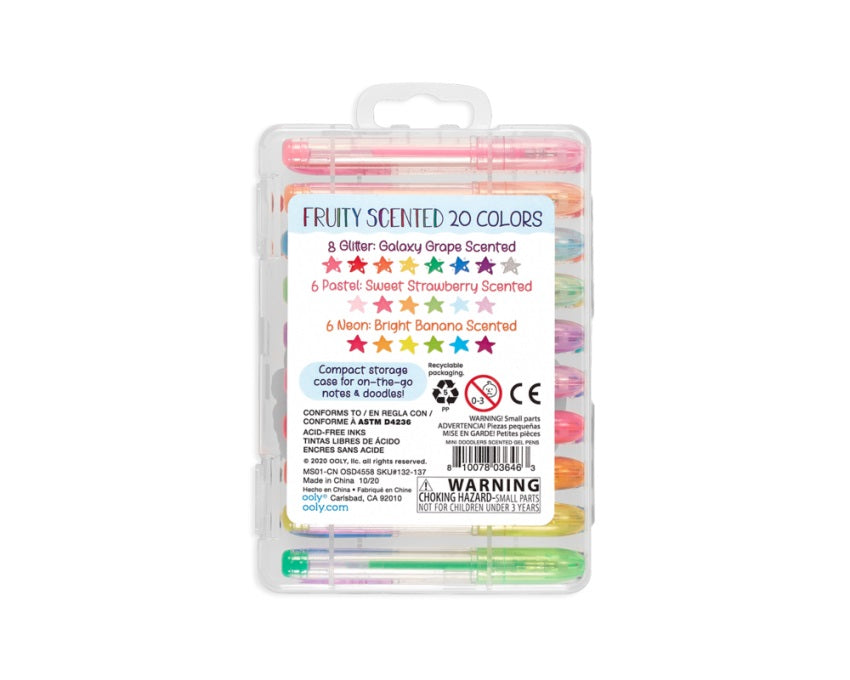 Duftende Mini-Gelstifte – glitzernd, neon & pastell