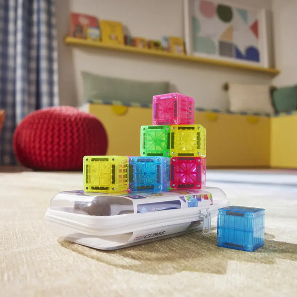 Magnetbausteine – microMAGS Cubes, 9-teilig