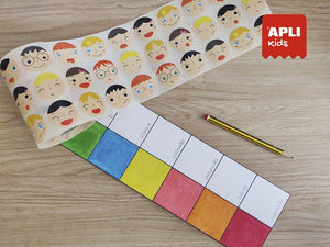 Aufkleber-Set auf Rolle – Emotionen - tablude.com