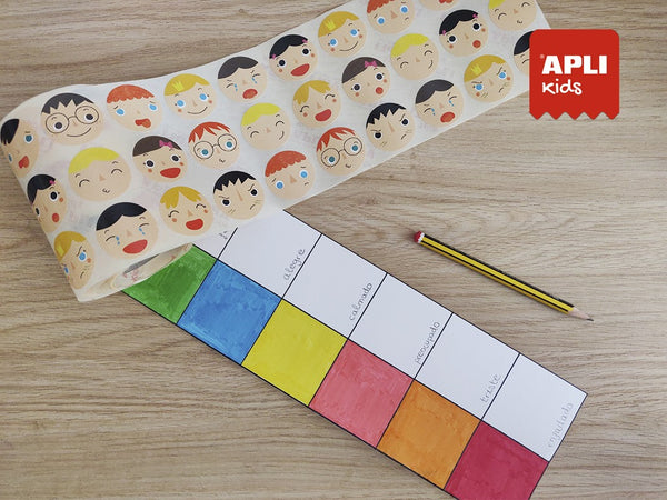 Aufkleber-Set auf Rolle – Emotionen - tablude.com
