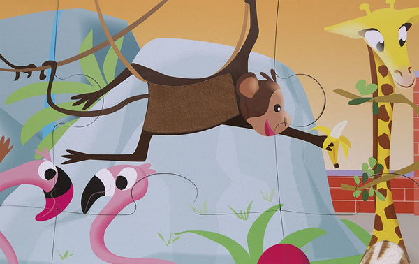 Sinnes-Puzzle – Ausflug in den Zoo - tablude.com