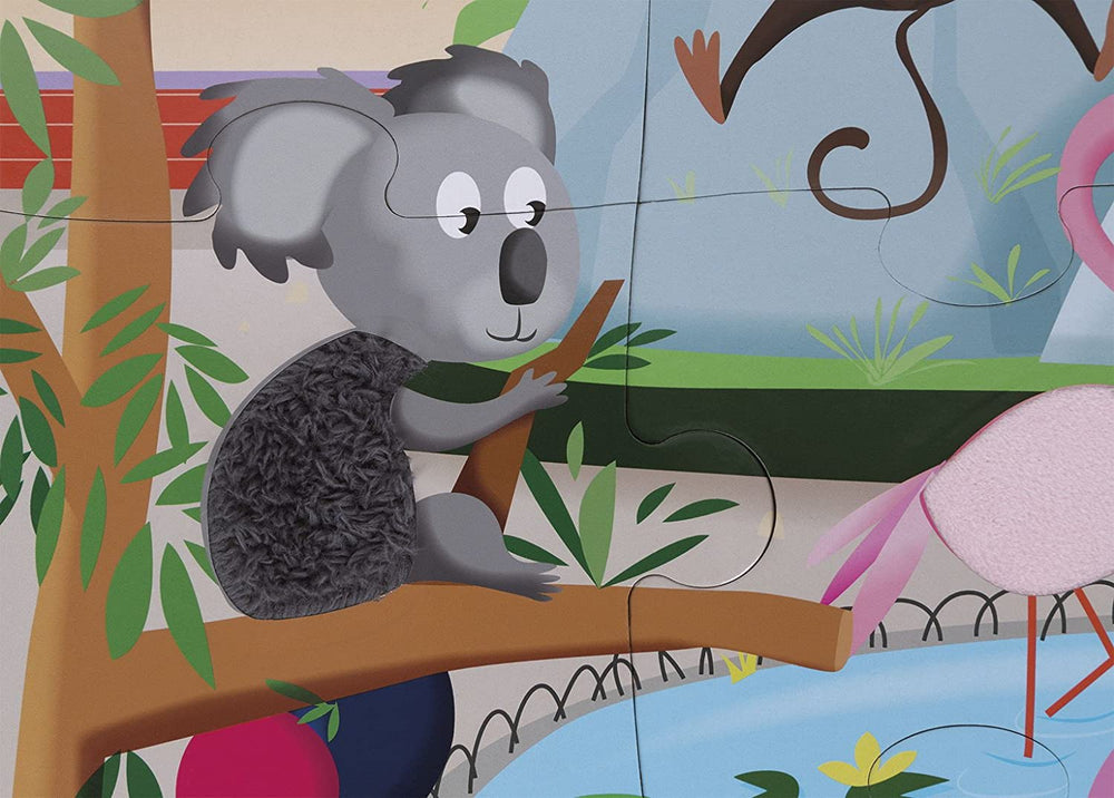 Sinnes-Puzzle – Ausflug in den Zoo - tablude.com