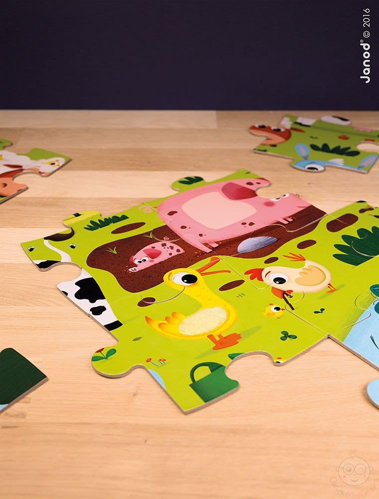 Sinnes-Puzzle – Bauernhof - tablude.com