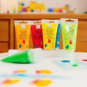 Fingerfarben  in Tuben - tablude.com