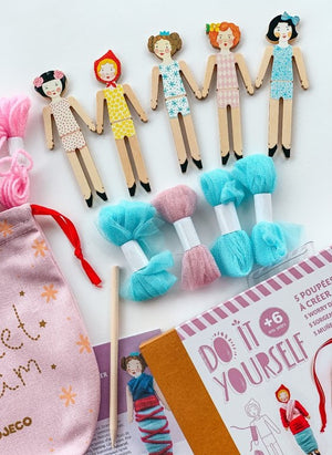 DIY-Kunstset Puppen – Süße Nacht - tablude.com