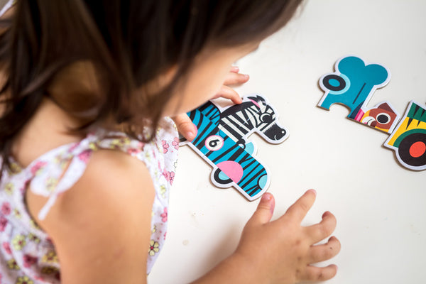 Puzzle Duo Djeco dla najmłodszych - Wyścigówki - tablude.com