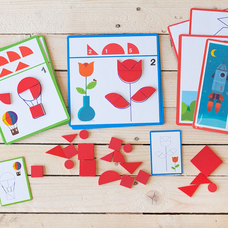 Eduludo-Puzzle  - Formen - tablude.com