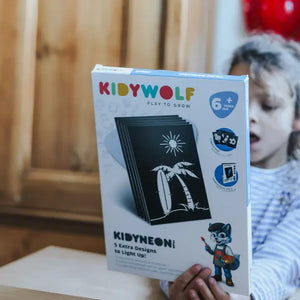 Einsätze für leuchtende Wanddekorationen – Kidyneon Sport, 5 Stück