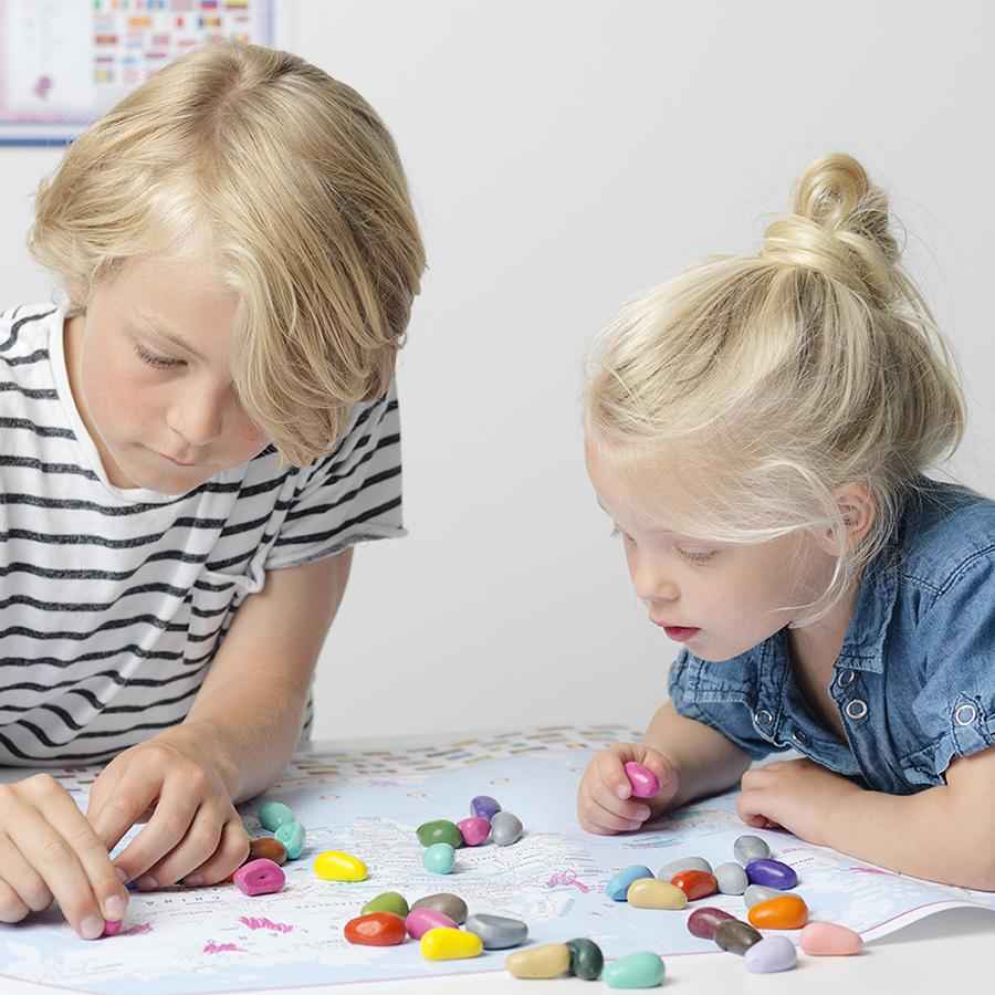 Buntstifte in einer Box mit 64 Stück – 16 Farben - tablude.com