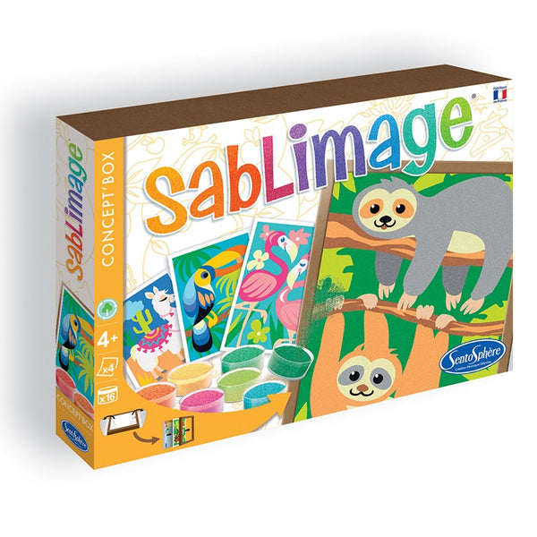 Sablimage Sandmalerei-Set – Tiere Südamerikas