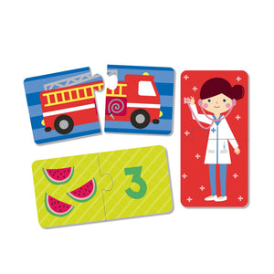 Zweiteiliges Puzzle-Set – Stadt 3+ - tablude.com