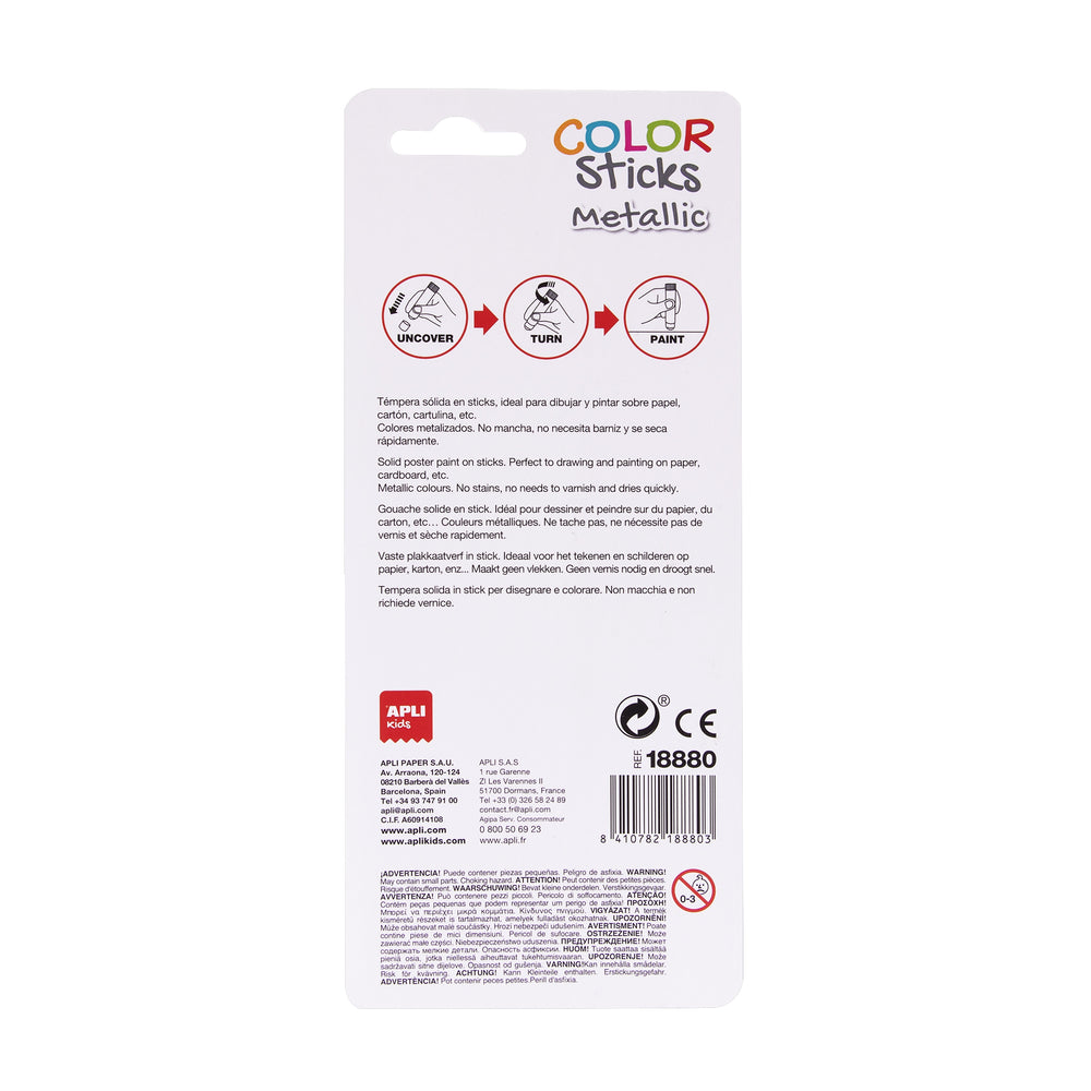 Metallic-Farben in Stiften – 2 Farben - tablude.com