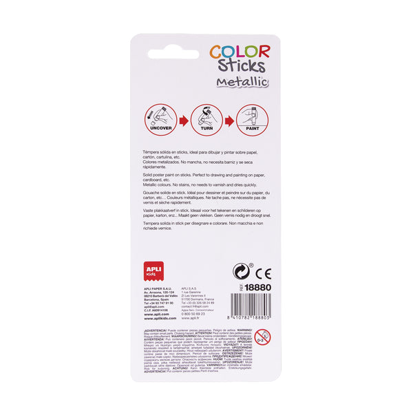 Metallic-Farben in Stiften – 2 Farben - tablude.com