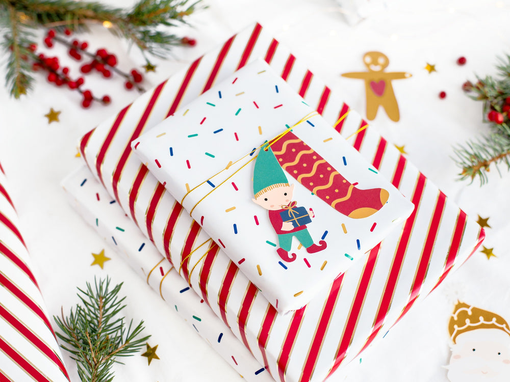 Geschenkanhänger  - Nikolaus (12 Stück)