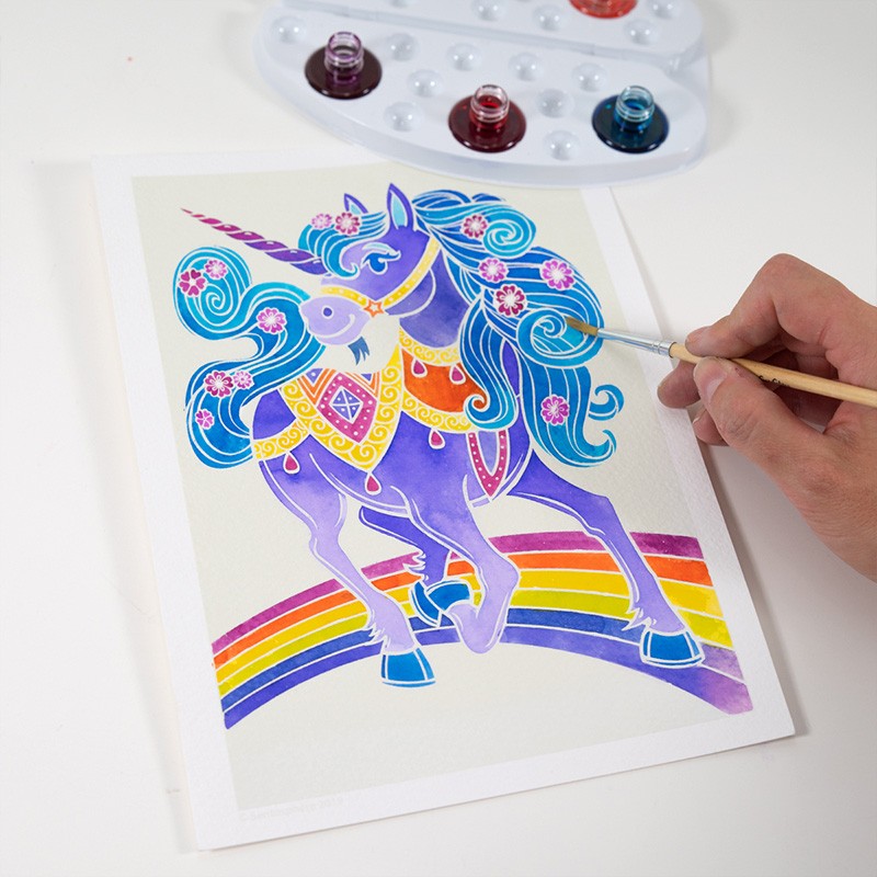 Aquarellum Junior Malset – Einhörner