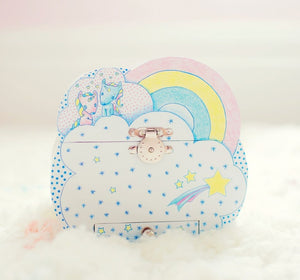 Schatulle mit Spieluhr  – Einhorn - tablude.com