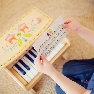 Kinderklavier aus Holz – Elektronisches Piano mit 18 Tasten